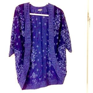 Urban Outfitters Chiffon Shrug Boho Cardigan NWOT